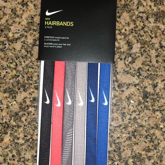 NWT Nike 6-pack solid headband - Picture 2 of 2